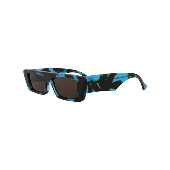 Gucci Square-Frame Recycled Acetate Sunglasses Multi Mens - Picture 2 of 6